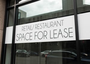 Retail and restaurant space for lease.